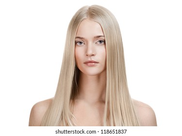 Straight Blonde Hair Images Stock Photos Vectors Shutterstock