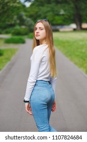 Blonde In Jeans