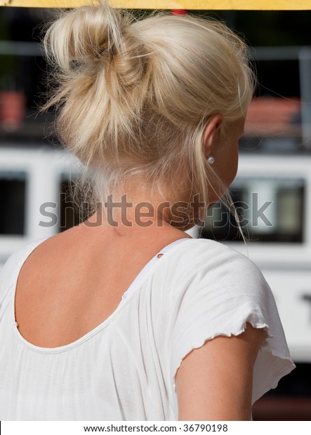 Beautiful Blonde Hair Naturally Swedish Women Stock Photo Edit
