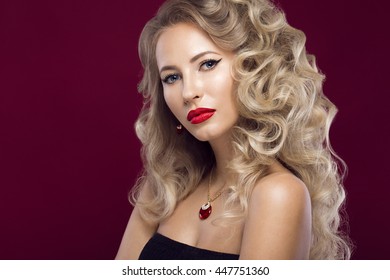 Similar Images Stock Photos Vectors Of Long Curly Red Hair