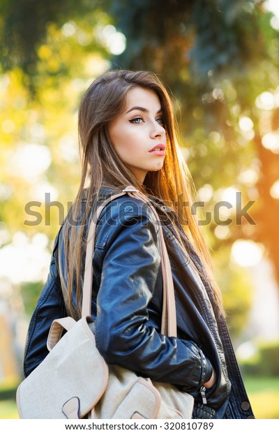 Beautiful Blonde Teenage Girl Long Hair Stock Photo Edit Now