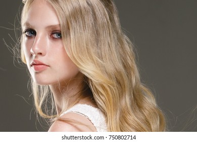 Pale Blonde Model