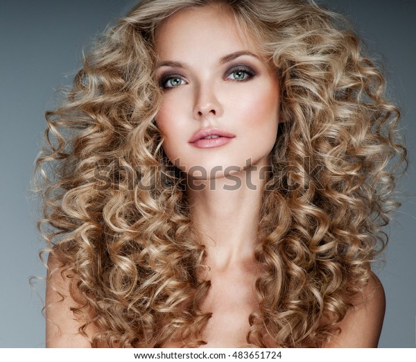 Beautiful Blonde Woman Healthy Long Blond Stock Photo Edit Now