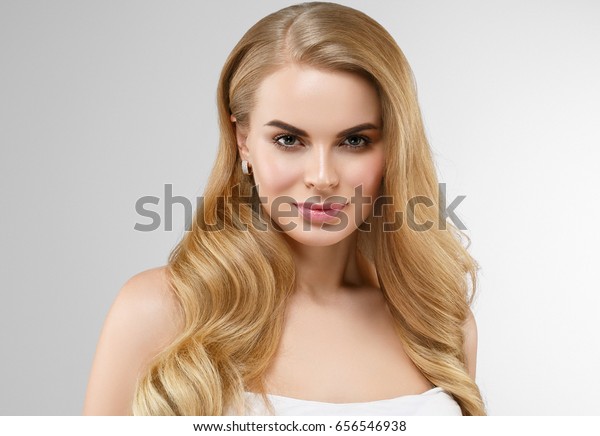 Beautiful Blonde Woman Skin Care Beauty Stock Photo Edit Now