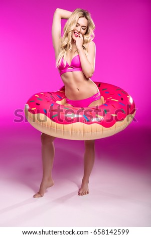 Similar – #A# Summer sun donut