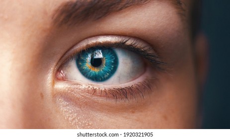 Beautiful Blue eye of a girl