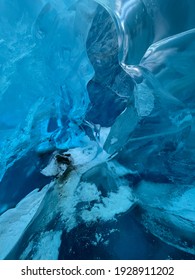 Beautiful Blue Ice From The Ice Caves At Mendenhall Glacier