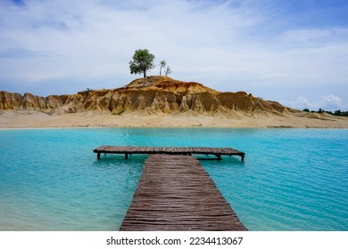 beautiful blue lake at bintan island,indonesia - Shutterstock ID 2234413067