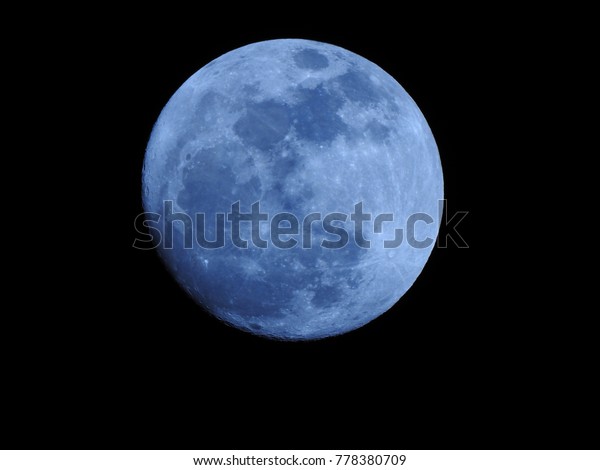 Beautiful blue moon\
Full moon in the\
night.