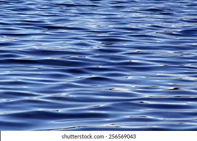 Beautiful Blue Rippling Waters