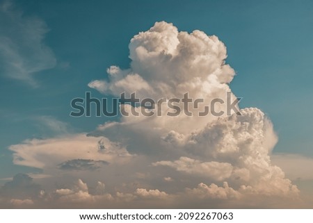 Beautiful blue sky with clouds background.Sky clouds, Sky with clouds weather nature cloud blue. Inspirational concept. No focus, specifically.