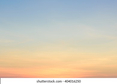 Beautiful Blue sky at dawn