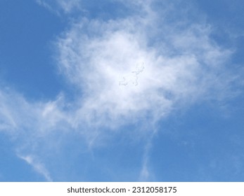 beautiful blue sky with few clouds - Shutterstock ID 2312058175