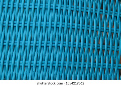 Beautiful Blue Woven Basket Border