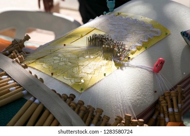 Beautiful Bobbin Lace Making