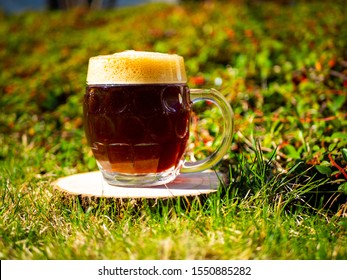 Beautiful Bock Beer In A Green Scenery