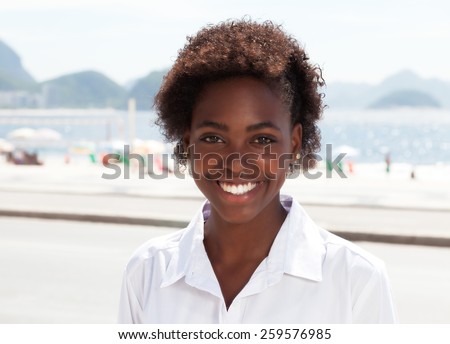 Beautiful brazilian woman at Rio de Janeiro