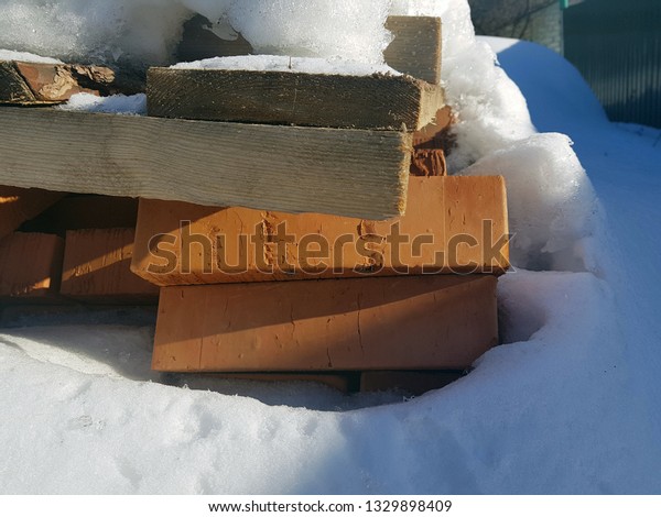 beautiful bricks pan in\
the winter sunshine