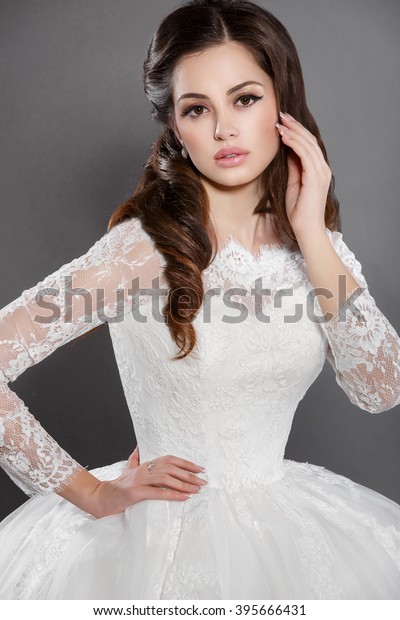 Beautiful Bride Portait Wedding Makeup Woman Stock Photo Edit Now