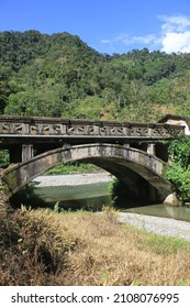 Beautiful Bridge In Middle Of An Colombian Forest