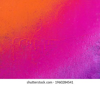 Beautiful bright colorful street art graffiti background. Abstract creative spray drawing fashion colors on the walls of the city. Urban Culture gradient texture, backdrop