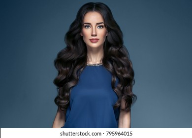 Long Dark Hair Images Stock Photos Vectors Shutterstock