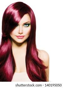 Imagenes Fotos De Stock Y Vectores Sobre Dark Purple Hair