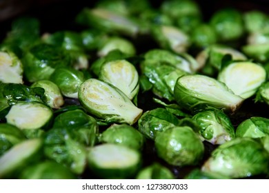 Beautiful Brussel Sprout Halves