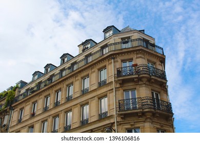 Beautiful Building On Paris Street Corner