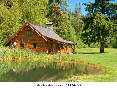 Lake Cabin Images Stock Photos Vectors Shutterstock