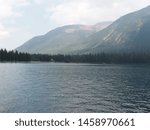 Beautiful Cameron Lake in Waterton Lakes National Park     