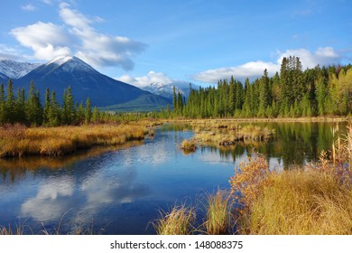 Beautiful Canadian Landscape, Jasper National Park, Alberta, Canada