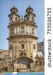 Beautiful Capela da Virxe Peregrina, landmark of Pontevedra on the Camino de Santiago trail, Spain 