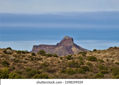 The Beautiful Cathedral Mountain Near Alpine Texas On The Road To Big Bend National Park