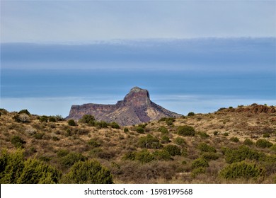 The Beautiful Cathedral Mountain Near Alpine Texas On The Road To Big Bend National Park