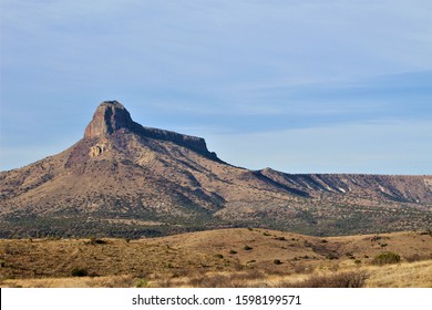 The Beautiful Cathedral Mountain Near Alpine Texas On The Road To Big Bend National Park