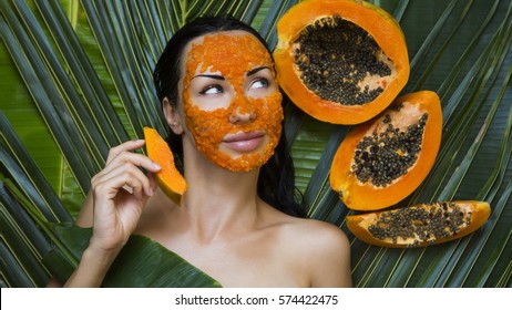 Download Papaya Mask Images Stock Photos Vectors Shutterstock PSD Mockup Templates