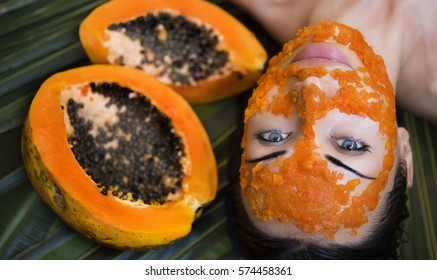 Download Papaya Facial Mask Images Stock Photos Vectors Shutterstock PSD Mockup Templates