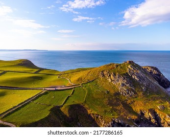 The Beautiful Causeway Coast In Northern Ireland Aerial View