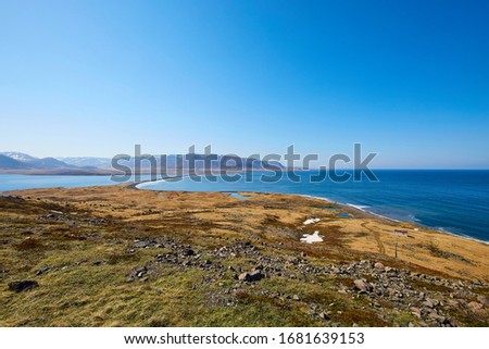 Similar – Image, Stock Photo Fjord in Northern Norway