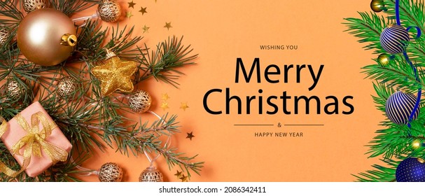 Beautiful Christmas And New Year HD Image