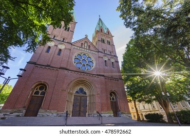 The beautiful church - Sankt Aloysius saw at Iserlohn, Germany