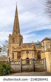The beautiful Church of St. Michael and All Angels in the village of Stanton in Gloucestershire, UK.