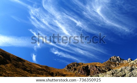 Similar – Foto Bild gedankenverloren Wolken