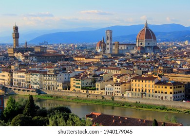 The beautiful City of Florence in the heartland of Tuscany. Considered the birthplace of the renaissance, it was ruled by the powerful Medici family and is one of the fashion capitals of the World. - Shutterstock ID 1940179045