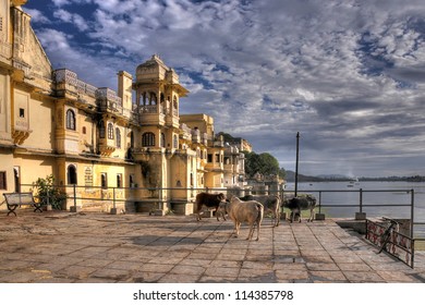 Beautiful City Of Udaipur In Rajasthan State In India