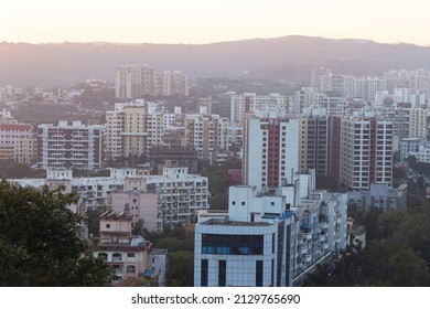 The Beautiful Cityscape View Of Pune City.