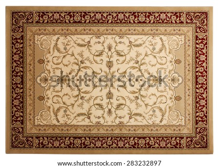 Beautiful classical carpet of machine work