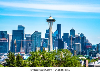 Beautiful Clear Skies in Seattle, Washington