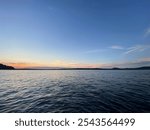 Beautiful Clear Sunset Lake Ouachita 